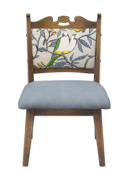 Polo chair Love bird blue (H)
